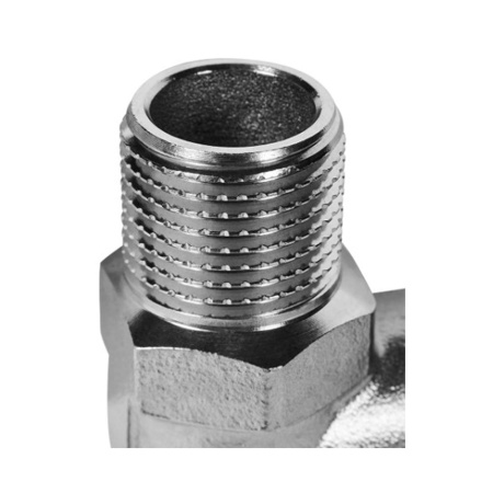 Картинка Угольник-переходник ВПр-НР Ø 22х1/2" Нержавеющая сталь пресс ROMMER