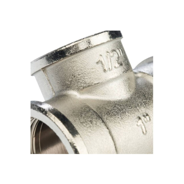 Картинка Тройник ВВВ 1"х1/2"х1" переходной никелированный STOUT