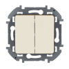 Выключатель 2 клавиши Слоновая кость Legrand INSPIRIA