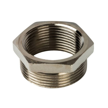 Картинка Футорка НВ 1"1/4х1" никелированная STOUT