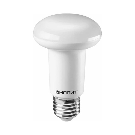 Лампа светодиодная ОНЛАЙТ LED зеркальная 8вт E27 R63 Белый