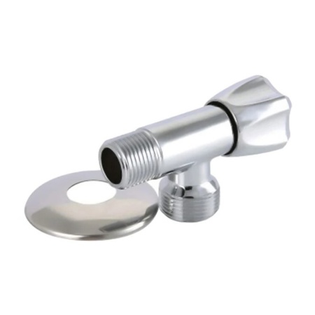 Кран шаровой угловой 1/2'х1/2' для подключения санитарных приборов N VALTEC