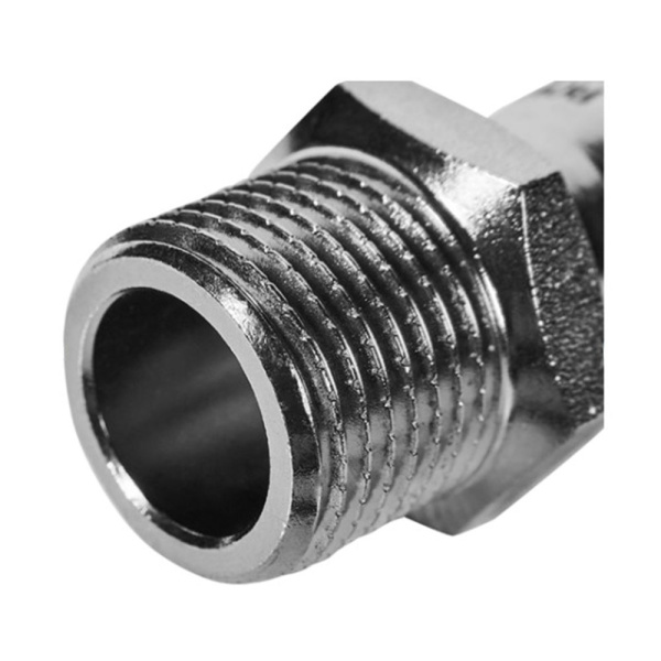 Картинка Переходник ВПр-НР Ø 15х1/2" Нержавеющая сталь пресс ROMMER