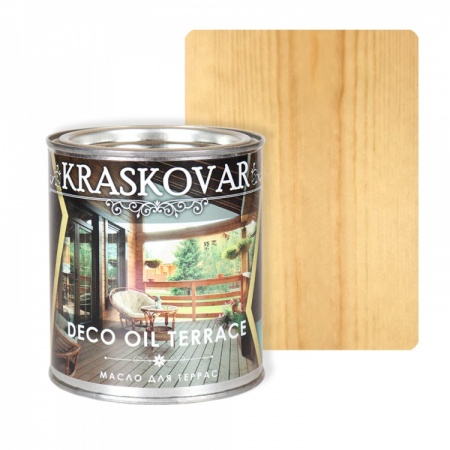 Масло для террас Kraskovar Deco Oil Terrace 0,75 л Бесцветный
