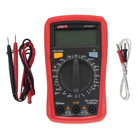 Картинка Портативный мультиметр цифровой UNI-T UT33C+