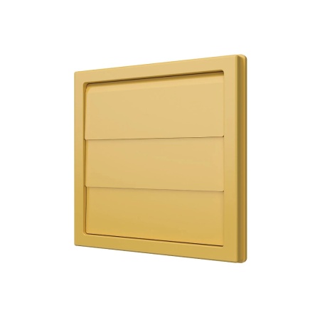 1515К10Ф Бежевый выход стенной КФ фланец D100 жалюзи 150x150 ASA Beige ERA STREETLINE 87-747