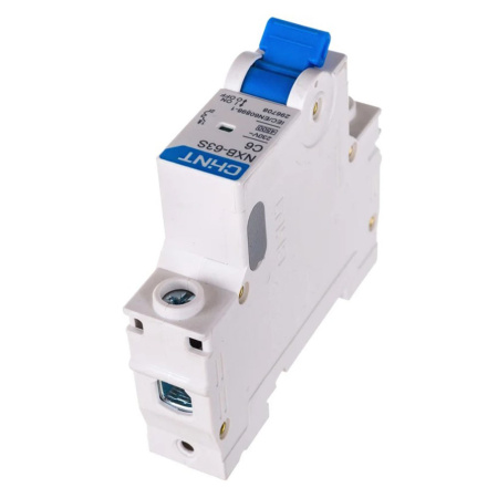 Картинка Выключатель автоматический 1п С 6А 4.5 кА NXB-63S CHINT