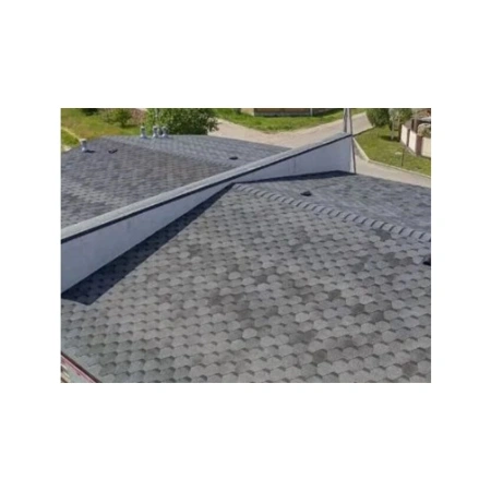 Картинка Гибкая черепица SHINGLAS коллекция Оптима Соната цвет Серый 3 м² в упаковке