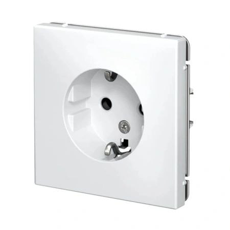 Розетка 16А с заземлением механизм SE ArtGallery Лотос GAL001343 Systeme Electric
