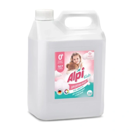 Гель концентрат для стирки детских вещей 5 л Grass Alpi Delicate gel kids