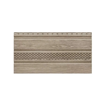 Картинка Софит частично перфорированный Фактур Кедр 3000х308 мм ТЕХНОНИКОЛЬ