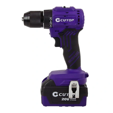 Картинка Шуруповерт 20В 2 батареи 4 А/ч CUTOP Profi