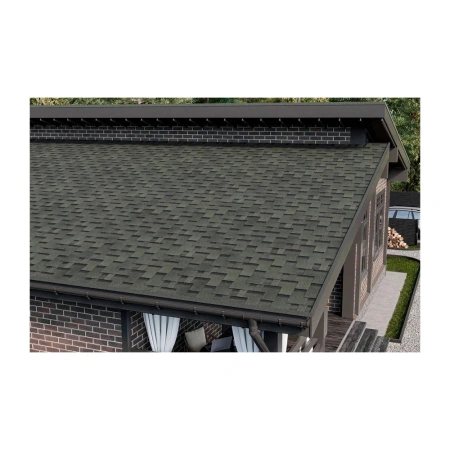 Изображение Гибкая черепица SHINGLAS коллекция Оптима Аккорд цвет Зеленый 3 м² в упаковке Картинка Гибкая черепица SHINGLAS коллекция Оптима Аккорд цвет Зеленый 3 м² в упаковке