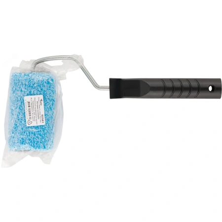 Картинка Валик полиакрил 100 мм ворс 6 мм с бюгелем КУРС