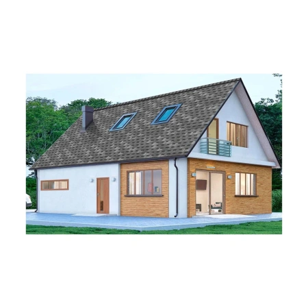 Картинка Гибкая черепица SHINGLAS коллекция Ранчо цвет Серебро 2 м² в упаковке