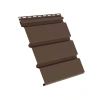 Софит Grand Line T4 без перфорации 3000х303 мм Коричневый
