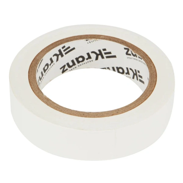 Картинка Изолента ПВХ профессиональная 15х0,13 мм 10 м Белый KRANZ