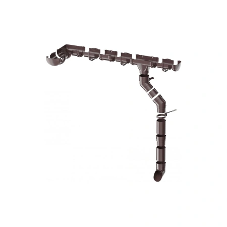 Изображение ПВХ Труба ТЕХНОНИКОЛЬ Оптима Темно-Коричневая 3 м Картинка ПВХ Труба ТЕХНОНИКОЛЬ Оптима Темно-Коричневая 3 м