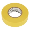 Картинка Изолента ПВХ профессиональная 19х0.18 мм 20 м Желтая KRANZ