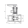Картинка Клапан предохранительный для бойлера 1/2' AQUALINK