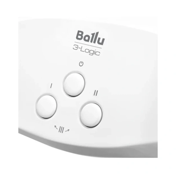 Картинка Водонагреватель проточный 5,5 kW кран душ Ballu 3-Logic