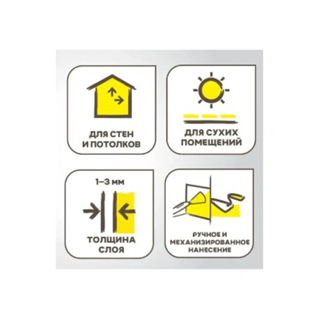 Картинка Шпатлевка финишная Белая 5 кг Vetonit KR