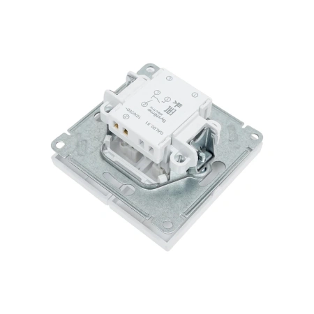 Картинка Выключатель 2-клавишный механизм SE ArtGallery Лотос GAL001351 Systeme Electric